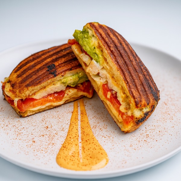 Chipotle Chicken & Avocado Panini